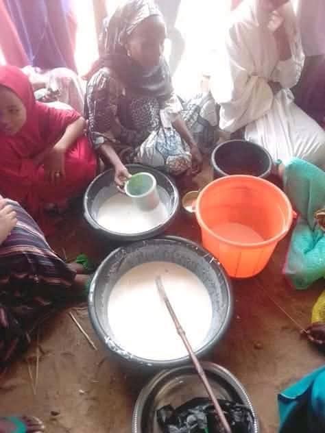 Hygienic milk collection demonstration